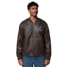 Load image into Gallery viewer, Leather Bomber Jacket
