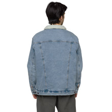 Load image into Gallery viewer, Unisex denim sherpa jacket
