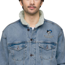 Load image into Gallery viewer, Unisex denim sherpa jacket
