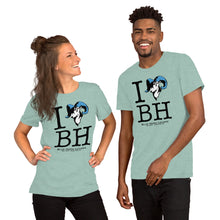 Load image into Gallery viewer, I Heart Blue Horn T-shirt
