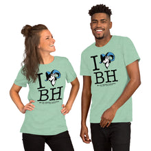 Load image into Gallery viewer, I Heart Blue Horn T-shirt
