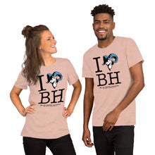 Load image into Gallery viewer, I Heart Blue Horn T-shirt
