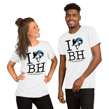 Load image into Gallery viewer, I Heart Blue Horn T-shirt
